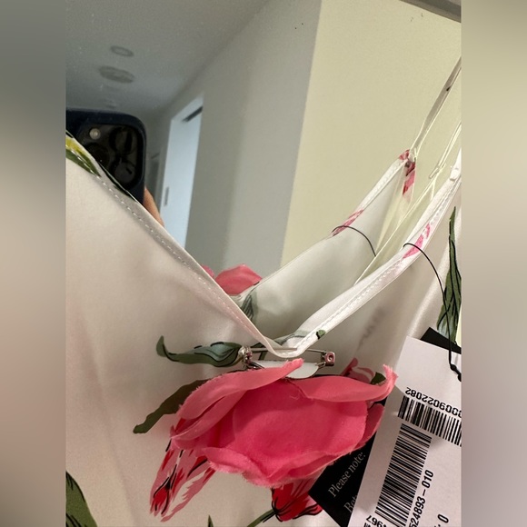 RODARTE Appliquéd printed silk-satin maxi dress - Picture 7 of 10